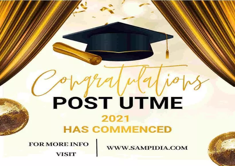 University Post UTME 2021 New Update. Nice update￼