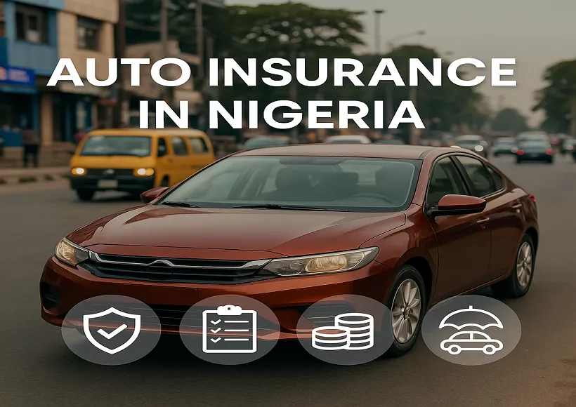 Auto Insurance in Nigeria – Car on a Busy Lagos Road