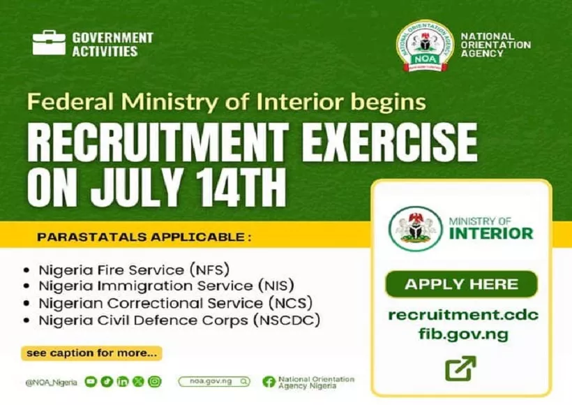 Nigeria Immigration Service Recruitment 2025